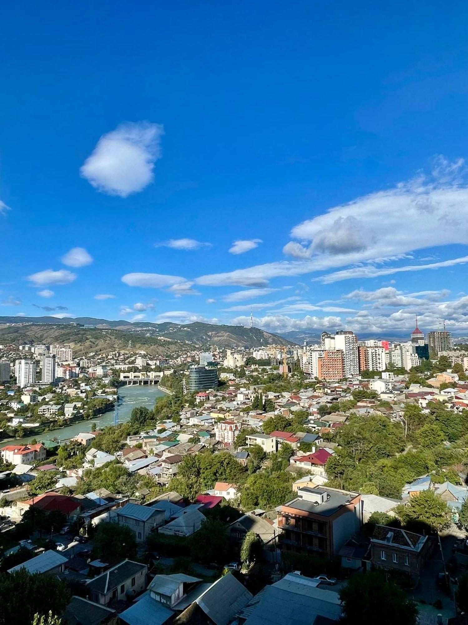 Cozy 1-Bedroom Unit In Tbilisi, With Amazing View Buitenkant foto